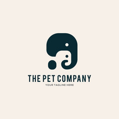 Minimalist, Pets and Animals Logo Royalty-free vector EPS original Logo