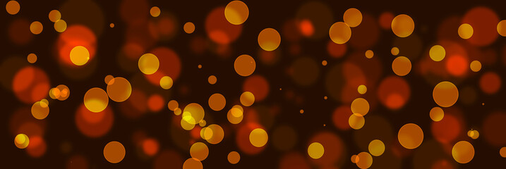 Abstract magical bokeh lights effect background. Colorful defocused lights. 3d illustration
