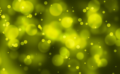 Abstract magical bokeh lights effect background. Colorful defocused lights. 3d illustration
