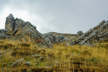landscape with clouds