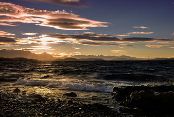 Lago Nahuel Huapi sunset