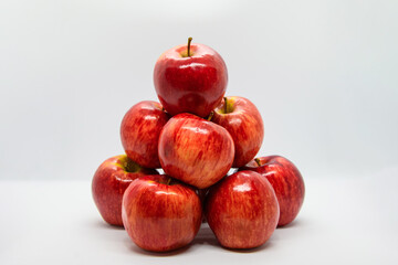 Pile of red apples