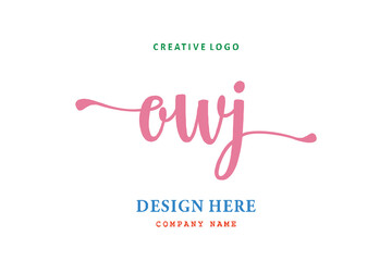 OWJ lettering logo is simple, easy to understand and authoritative