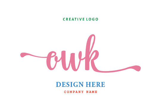 OWK lettering logo is simple, easy to understand and authoritative