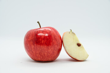Red Apple and slice