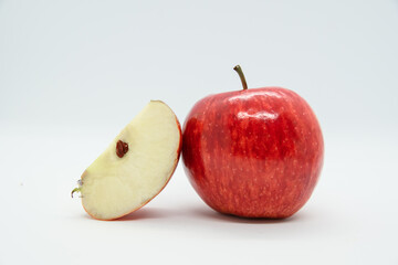Red Apple and slice