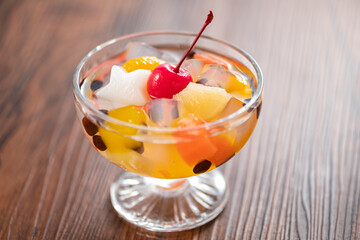 みつ豆　フルーツみつ豆　夏イメージ