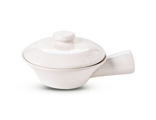 white ceramics bowl isolated on white background