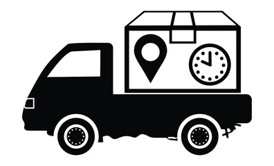 Delivery  Service Logo vector Pictogram