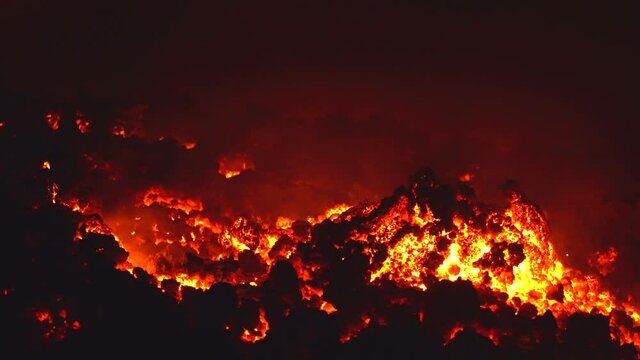 Lava close up. Volcan de Pacaya close up