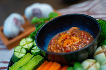 shrimp chili paste Thai southern food