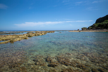 沖縄　玻名城ビーチ