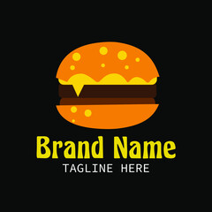 burger logo vector ready eps 10 format