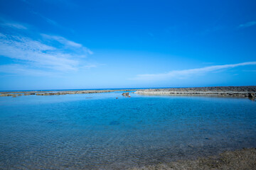 沖縄　玻名城ビーチ