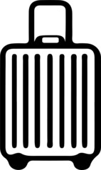 baggage icon isolated on background