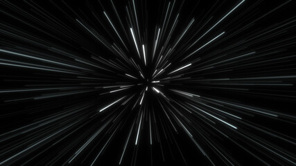 Obraz premium Anime Comic Speed Lines. Anime motion Hyper Jump background