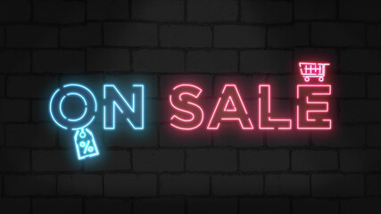 Black Friday Light Neon Text, Flicker Text,Glowing Text,Digital Technology Text Animation