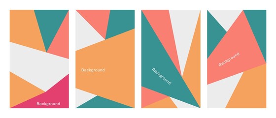 Colorful abstract background is used for the background of poster templates, banner and others