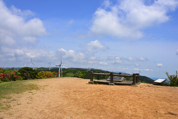 青山高原の風力発電（2021年5月　春）