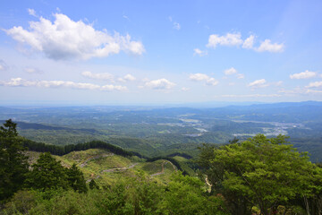 三重県　青山高原からの眺め（2021年5月　春）