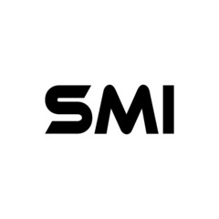 SMI letter logo design with white background in illustrator, vector logo modern alphabet font overlap style. calligraphy designs for logo, Poster, Invitation, ... See More