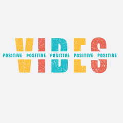 Vıbes prınt for t-shırt