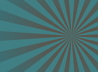 Sunlight rays background. blue and brown color burst background. Vector sky illustration.