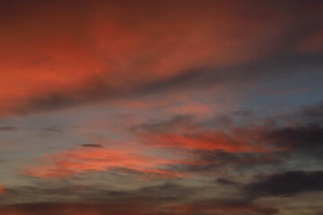 Natural sunset vanilla sky beautiful