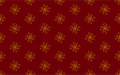Golden yellow pattern on red background Contemporary Abstract Stilmod Pattern Design For fabric patterns and more