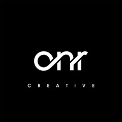 ONR Letter Initial Logo Design Template Vector Illustration