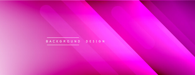 Dynamic lines abstract background. 3D shadow effects and fluid gradients. Modern overlapping forms