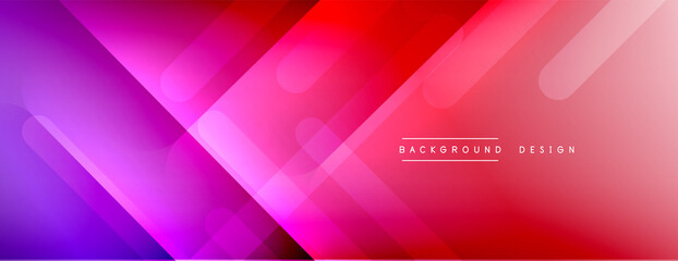 Dynamic lines abstract background. 3D shadow effects and fluid gradients. Modern overlapping forms