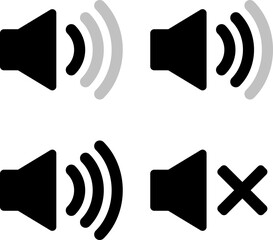 音量のアイコンセット