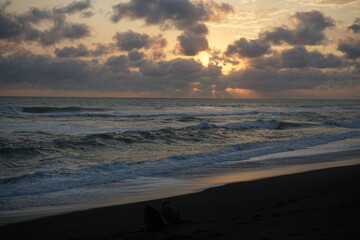 Obraz premium sunset on the beach