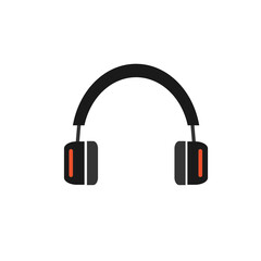 headphones icon on white