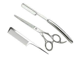 Men's grooming tools 3d rendering