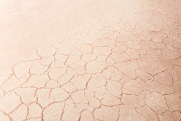 Close-up on dry woman skin texture with dry dessert. Skin care concept. - obrazy, fototapety, plakaty