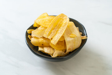 Banana Chips - fried or baked sliced banana