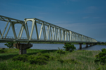 Fototapeta na wymiar JR鹿島線、陸橋
