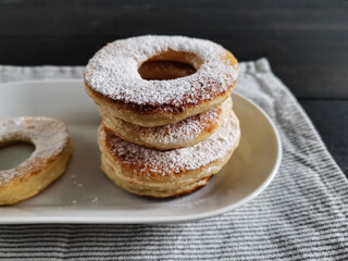 Homemade cheese donuts