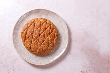 Fresh whole grain brown breads.