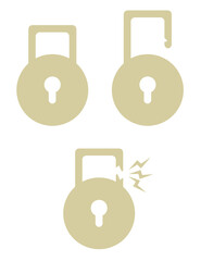 Padlock icons 