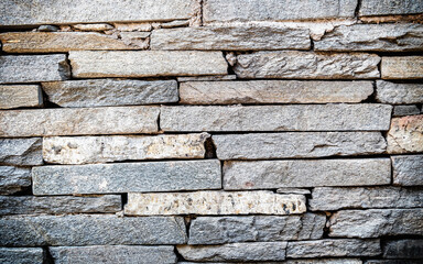 grey slate stone wall seamless pattern, textured background