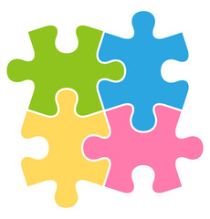 Obraz premium パズルピース