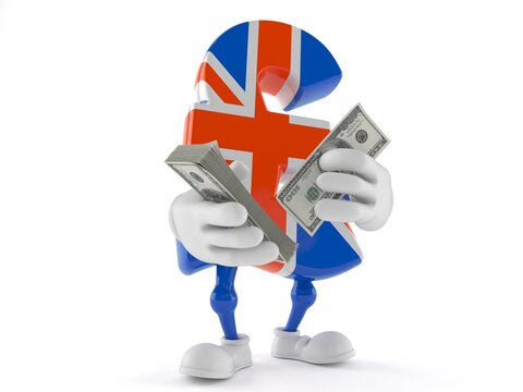 Pound currency character counting money