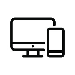 Computer and mobile icon