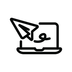 Sending message icon