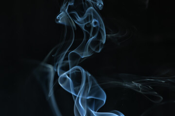 texture smoke black background, bract air waves fog