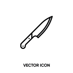 Knife vector icon . Modern, simple flat vector illustration for website or mobile app. Knife symbol, logo illustration. Pixel perfect vector graphics