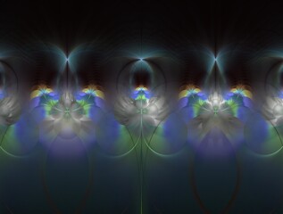 Imaginatory fractal background generated Image